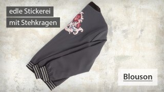 Blouson mit Stickerei
